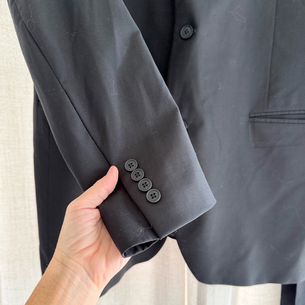 Nordstrom Tech Smart Men’s Black Suit, 50L - Picture 3 of 11